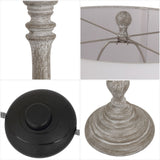 Trisha 61.5" Resin Spindle LED Floor Lamp
