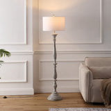 Trisha 61.5" Resin Spindle LED Floor Lamp