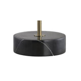 Chelsea 60" Metal/Marble Cone Shade LED Floor Lamp - JONATHAN Y