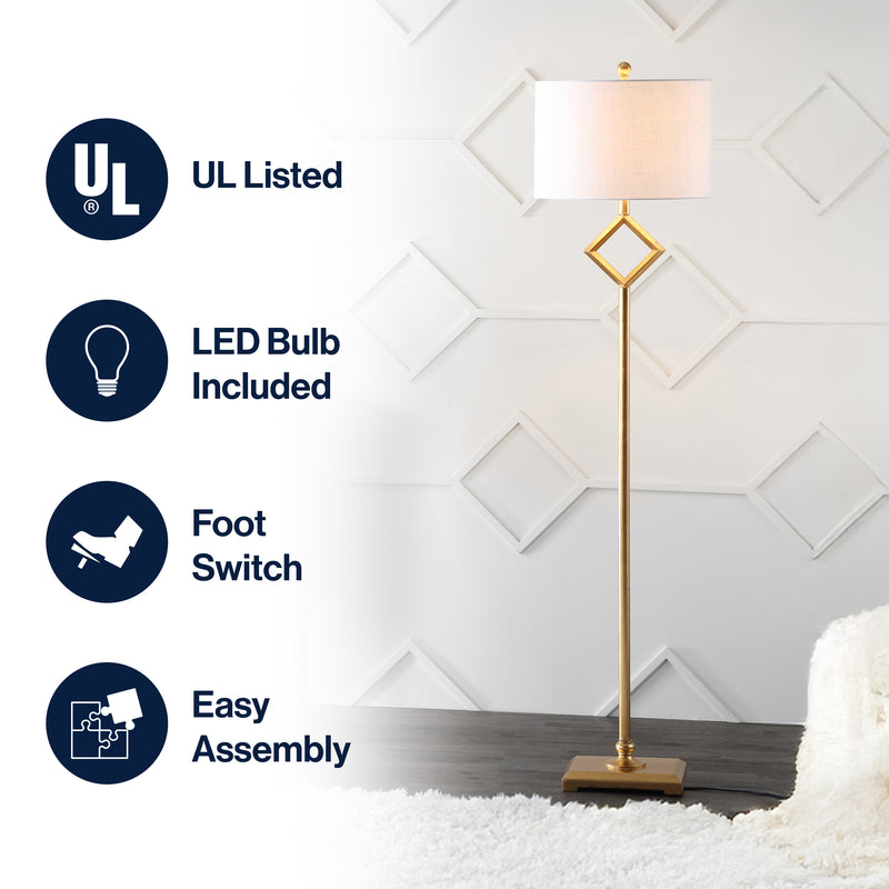 Juno 62.5" Metal LED Floor Lamp