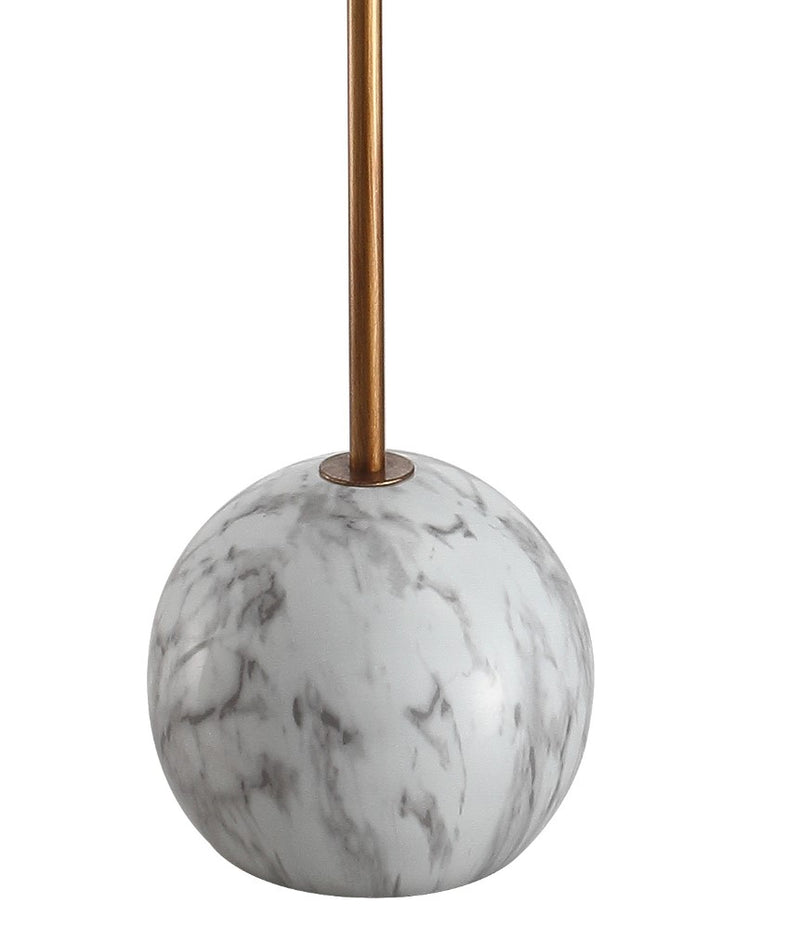 Miami 63.5" Minimalist Resin/Metal LED Floor Lampite - JONATHAN Y