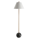 Miami 63.5" Minimalist Resin/Metal LED Floor Lampite - JONATHAN Y