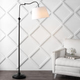 Jason 68.5" Metal Traditional Swing Arm LED Floor Lamp - JONATHAN Y