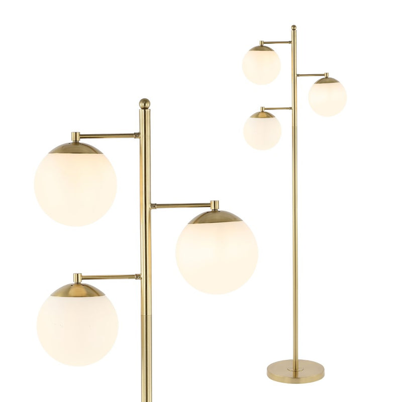 Ellie 66" Modern Vintage Iron LED Floor Lamp