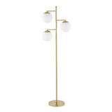 Ellie 66" Modern Vintage Iron LED Floor Lamp