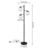 Ellie 66" Modern Vintage Iron LED Floor Lamp