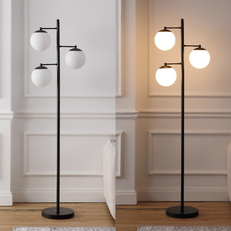 Ellie 66" Modern Vintage Iron LED Floor Lamp