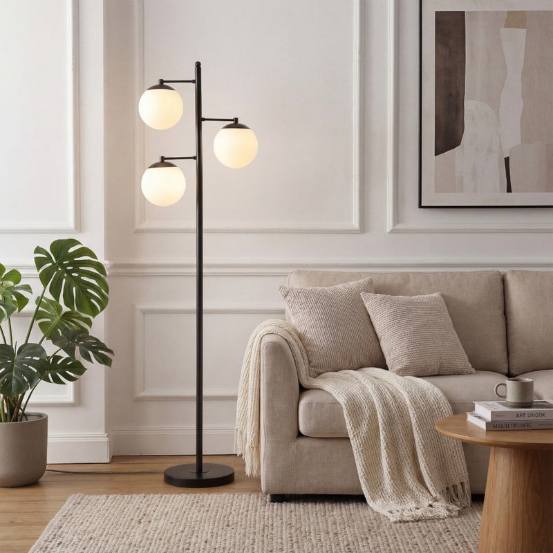 Ellie 66" Modern Vintage Iron LED Floor Lamp