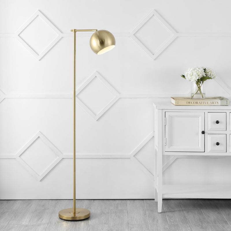 Eva 58.5"  Modern Contemporary Iron LED Floor Lamp