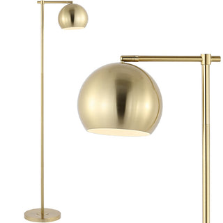 Eva 58.5"  Modern Contemporary Iron LED Floor Lamp - JONATHAN Y