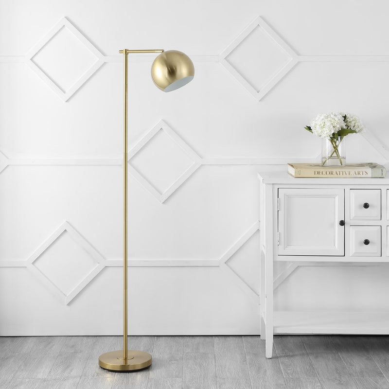 Eva 58.5"  Modern Contemporary Iron LED Floor Lamp