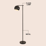 Eva 58.5"  Modern Contemporary Iron LED Floor Lamp