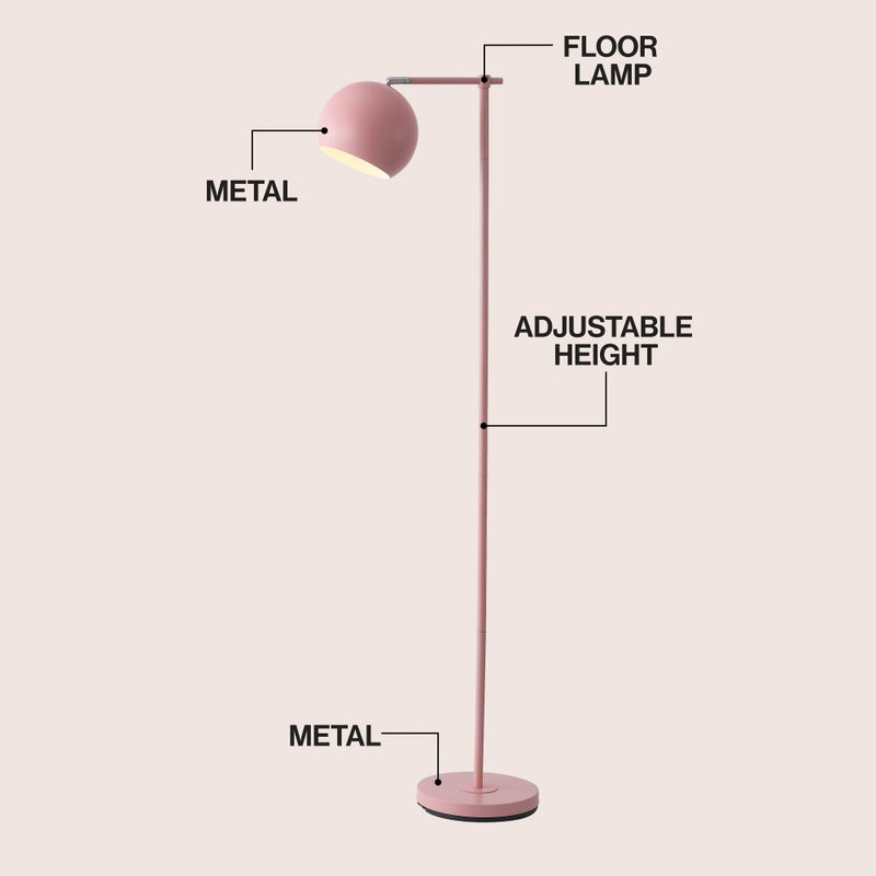 Eva 58.5"  Modern Contemporary Iron LED Floor Lamp