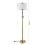Tavira 62.5" Classic Midcentury Iron LED Floor Lamp - JONATHAN Y