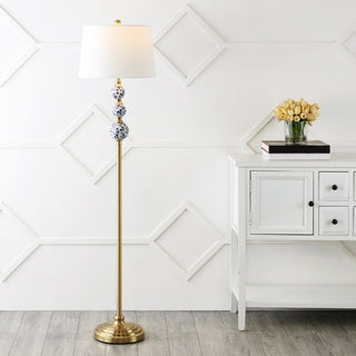 Tavira 62.5" Classic Midcentury Iron LED Floor Lamp - JONATHAN Y