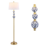 Tavira 62.5" Classic Midcentury Iron LED Floor Lamp - JONATHAN Y