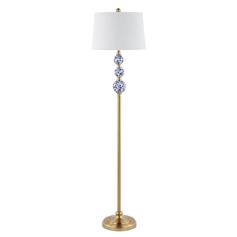 Tavira 62.5" Classic Midcentury Iron LED Floor Lamp - JONATHAN Y