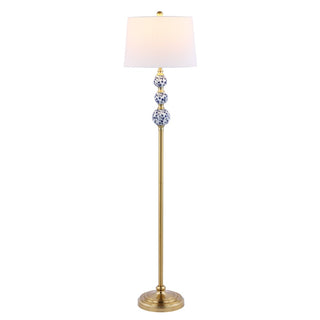 Tavira 62.5" Classic Midcentury Iron LED Floor Lamp - JONATHAN Y