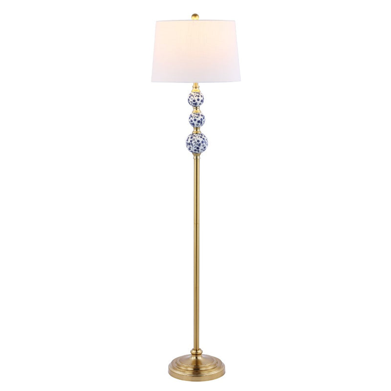 Tavira 62.5" Classic Midcentury Iron LED Floor Lamp - JONATHAN Y