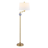 Aveiro 61.5" Classic Midcentury Iron LED Floor Lamp - JONATHAN Y