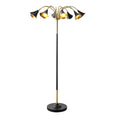Black/Brass Gold
