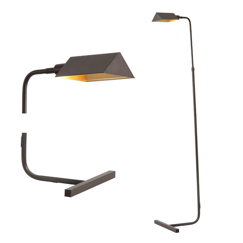 Cotys 66" MidCentury Industrial Metal Adjustable Pharmacy LED Floor Lamp - JONATHAN Y