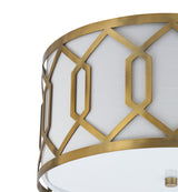 Hex Metal LED Flush Mount - JONATHAN Y