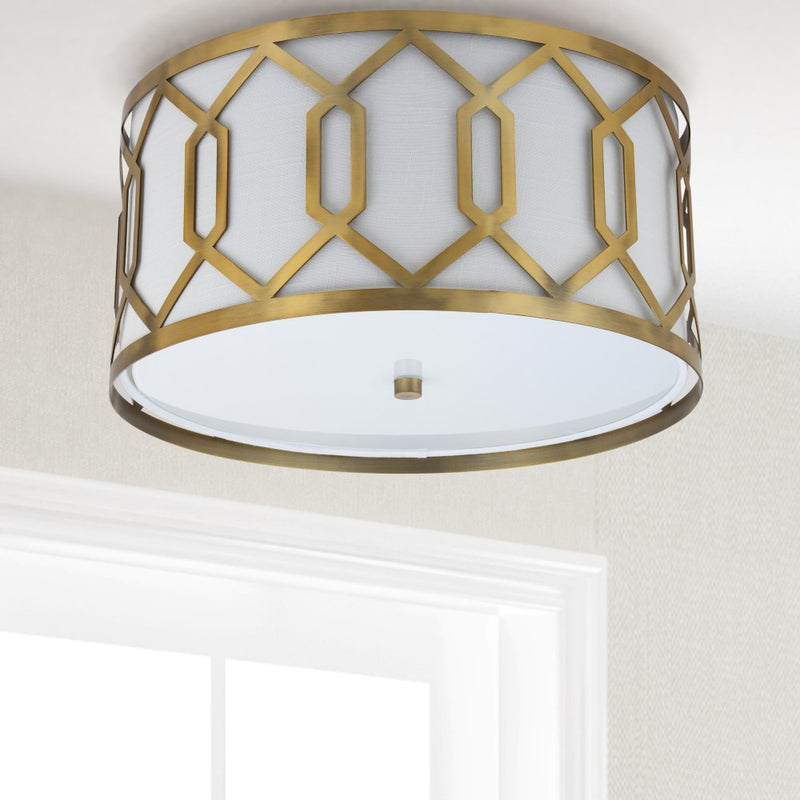 Hex Metal LED Flush Mount - JONATHAN Y