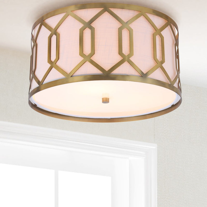 Hex Metal LED Flush Mount - JONATHAN Y