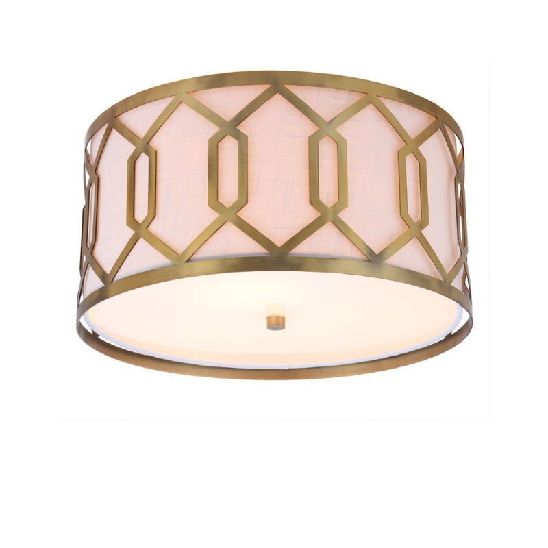 Hex Metal LED Flush Mount - JONATHAN Y
