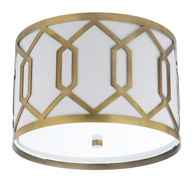 Hex Metal LED Flush Mount - JONATHAN Y