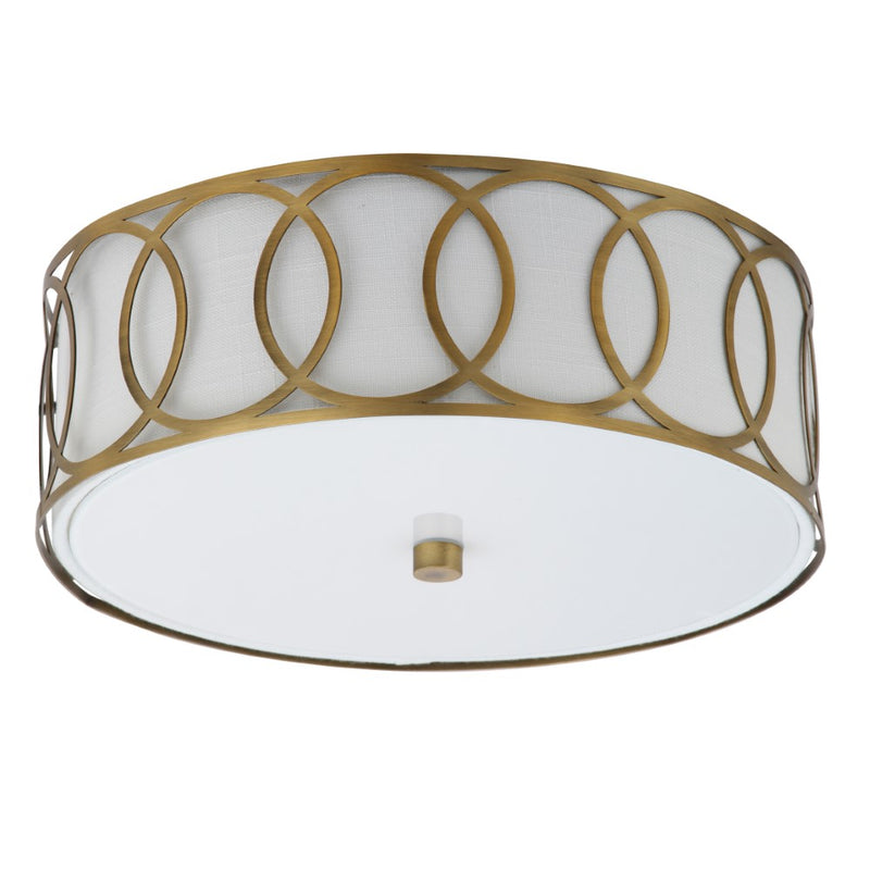 Aria Metal LED Flush Mount - JONATHAN Y