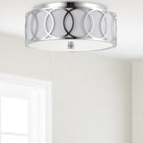 Aria Metal LED Flush Mount - JONATHAN Y