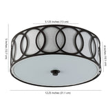 Aria Metal LED Flush Mount