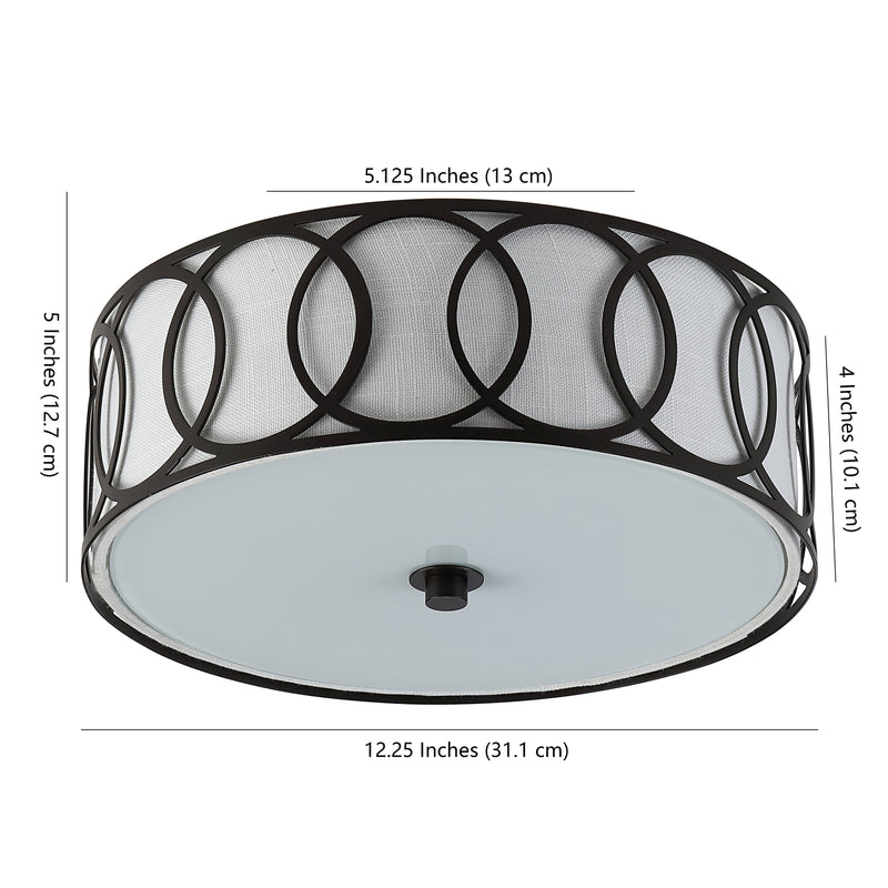 Aria Metal LED Flush Mount