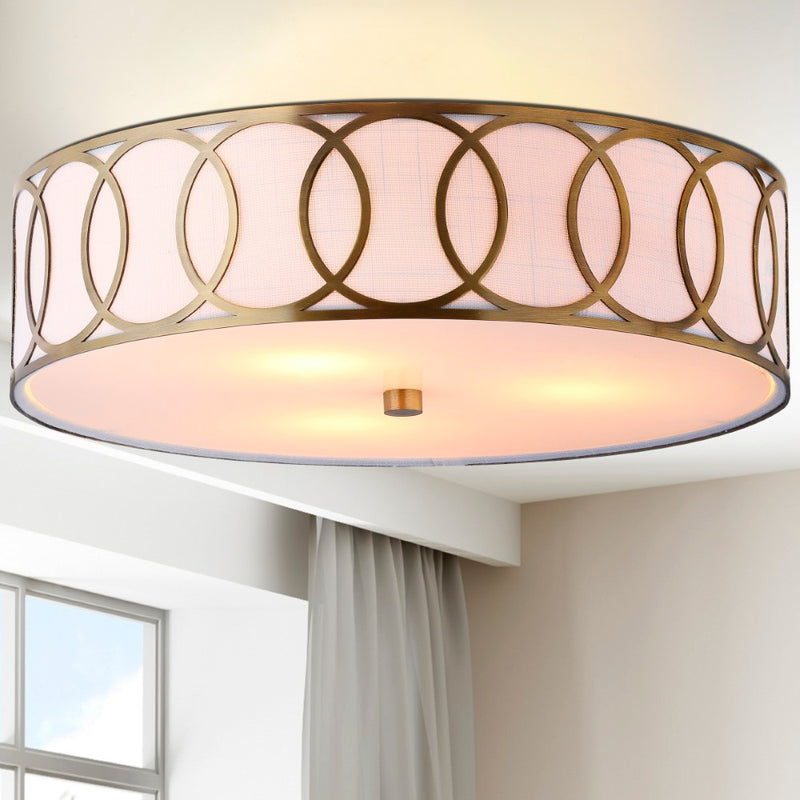 Aria Metal LED Flush Mount - JONATHAN Y