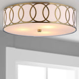 Aria Metal LED Flush Mount - JONATHAN Y