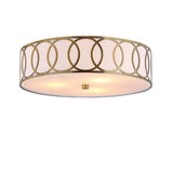 Aria Metal LED Flush Mount - JONATHAN Y