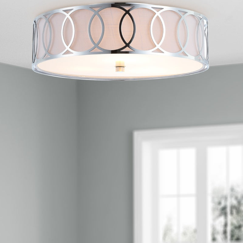 Aria Metal LED Flush Mount - JONATHAN Y