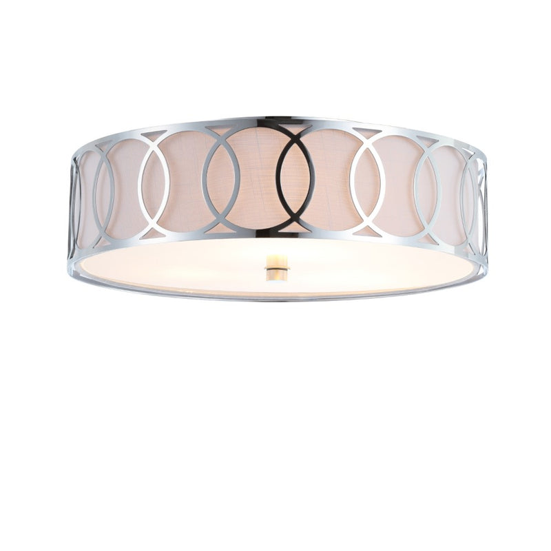 Aria Metal LED Flush Mount - JONATHAN Y