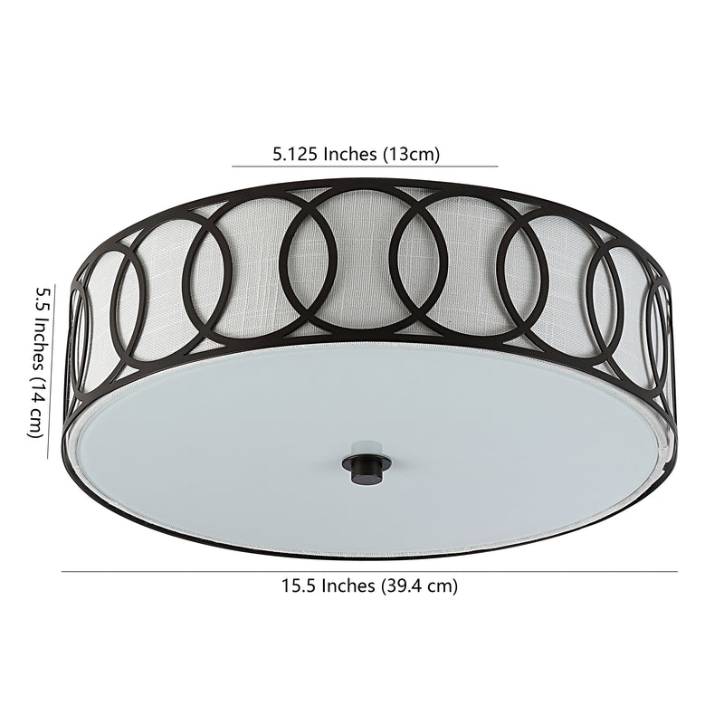 Aria Metal LED Flush Mount