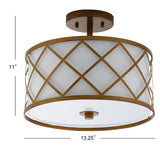 Elizabeth Metal LED Flush Mount - JONATHAN Y
