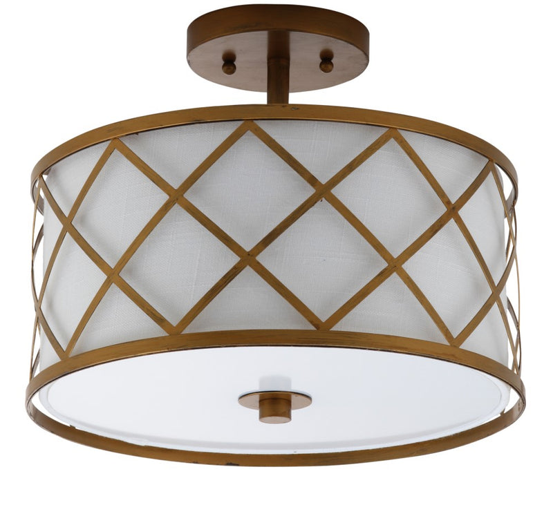 Elizabeth Metal LED Flush Mount - JONATHAN Y