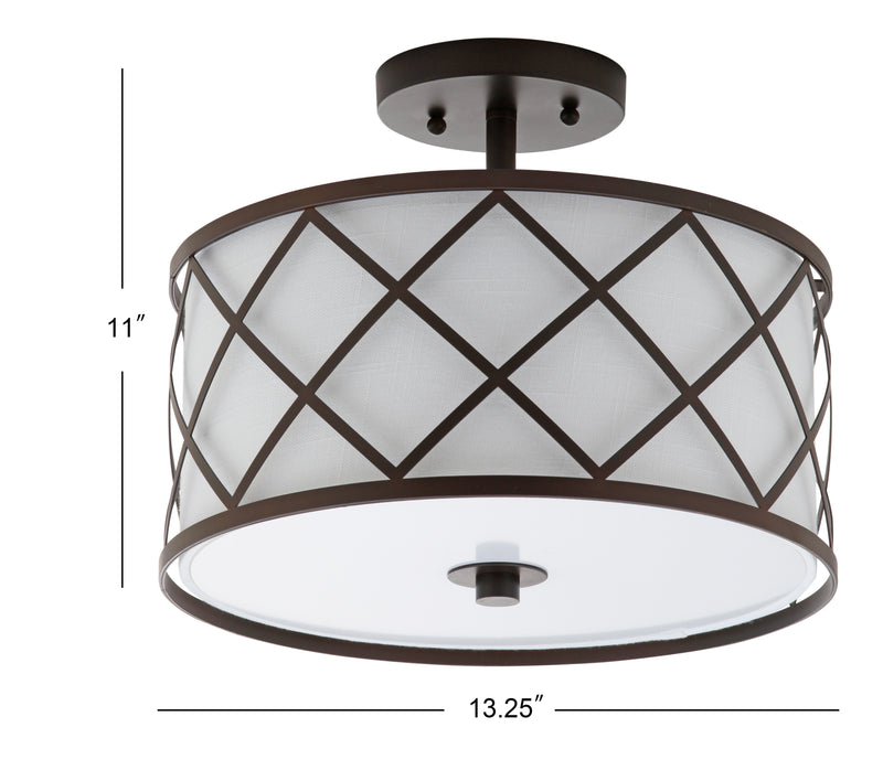 Elizabeth Metal LED Flush Mount - JONATHAN Y
