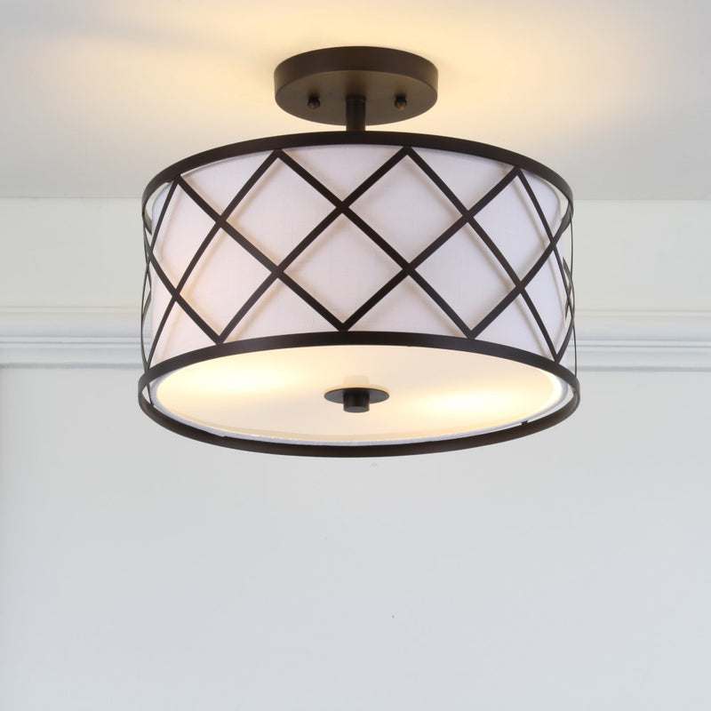 Elizabeth Metal LED Flush Mount - JONATHAN Y