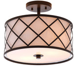 Elizabeth Metal LED Flush Mount - JONATHAN Y