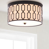 Link Metal LED Flush Mount - JONATHAN Y