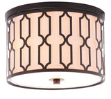 Link Metal LED Flush Mount - JONATHAN Y