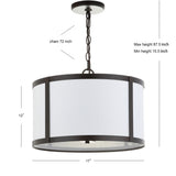 Thatcher 17" Metal LED Pendant Light - JONATHAN Y