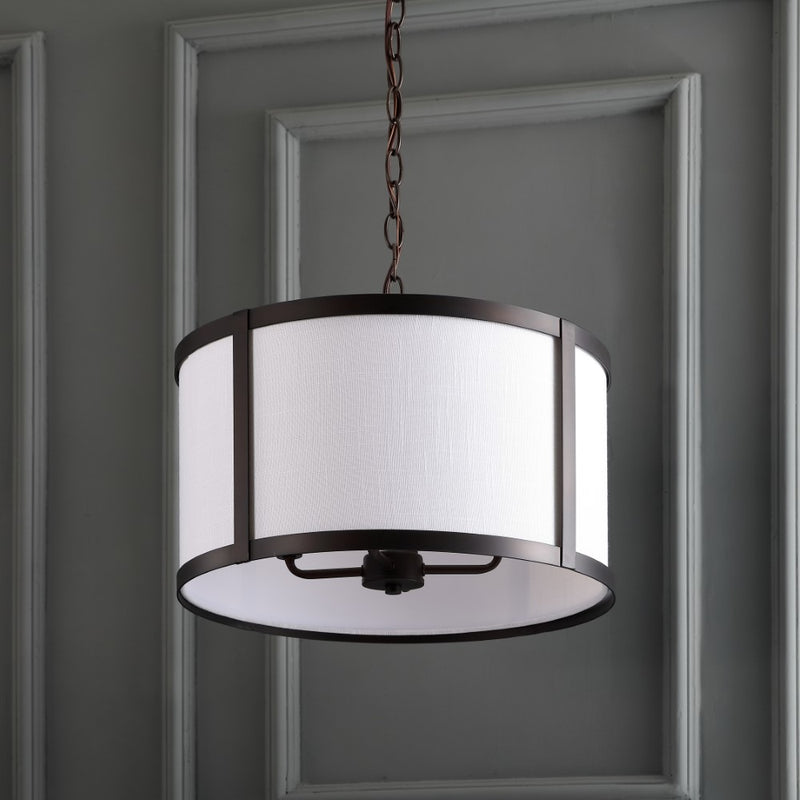 Thatcher 17" Metal LED Pendant Light - JONATHAN Y